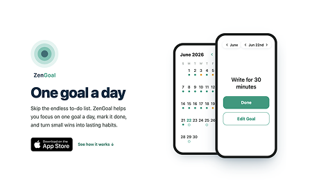Web based landing page for my first iOS app